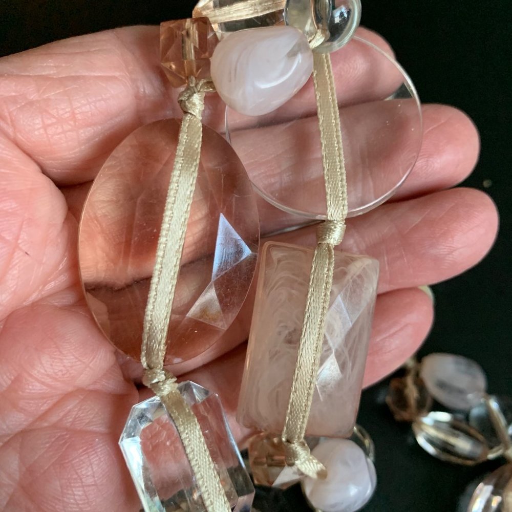 Loft Beaded Ribbon Necklace - Picture 7 of 7